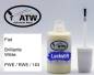 Preview: Fiat, Brilliante White, PWE / RWE / 163: 20ml Lackstift, von ATW Autoteile West.